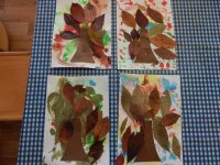 Prace plastyczne-liście